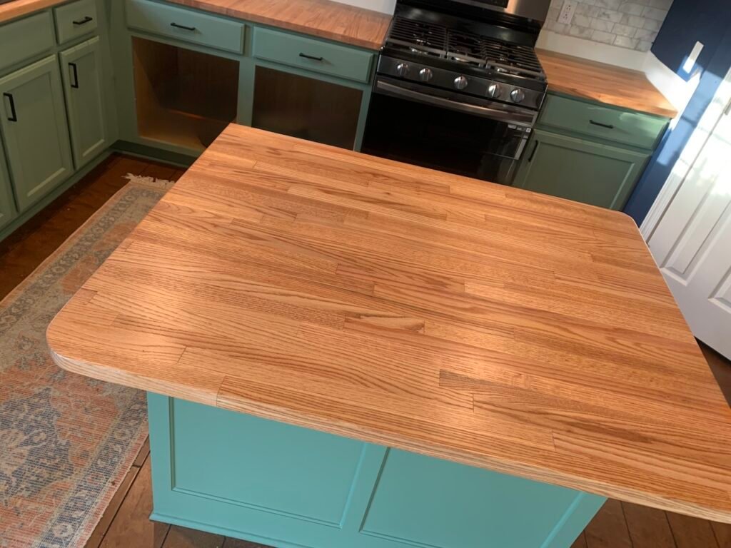 Custom Butcher Block Countertops in A Northeast Ohio Kitchen By Mr.Countertops