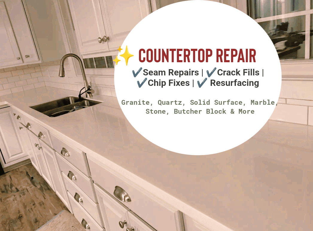Countertop Repair Badge By Mr.Countertops in Wadsworth Ohio