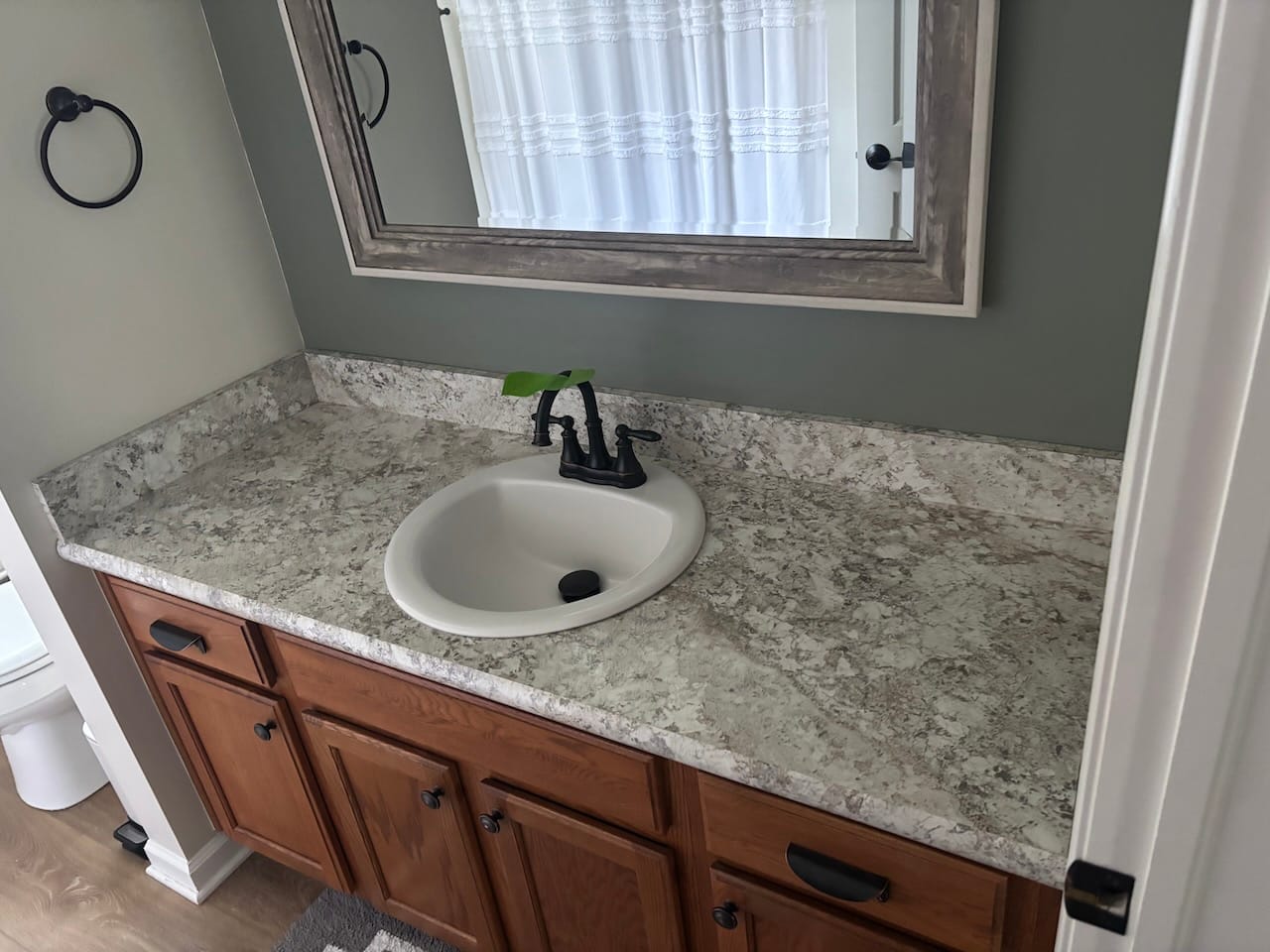 Custom Bathroom Vanity top by Mr.Countertops in Cleveland, OH