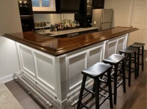 Custom Home Bar Build by Mr.Countertops in Cleveland, OH