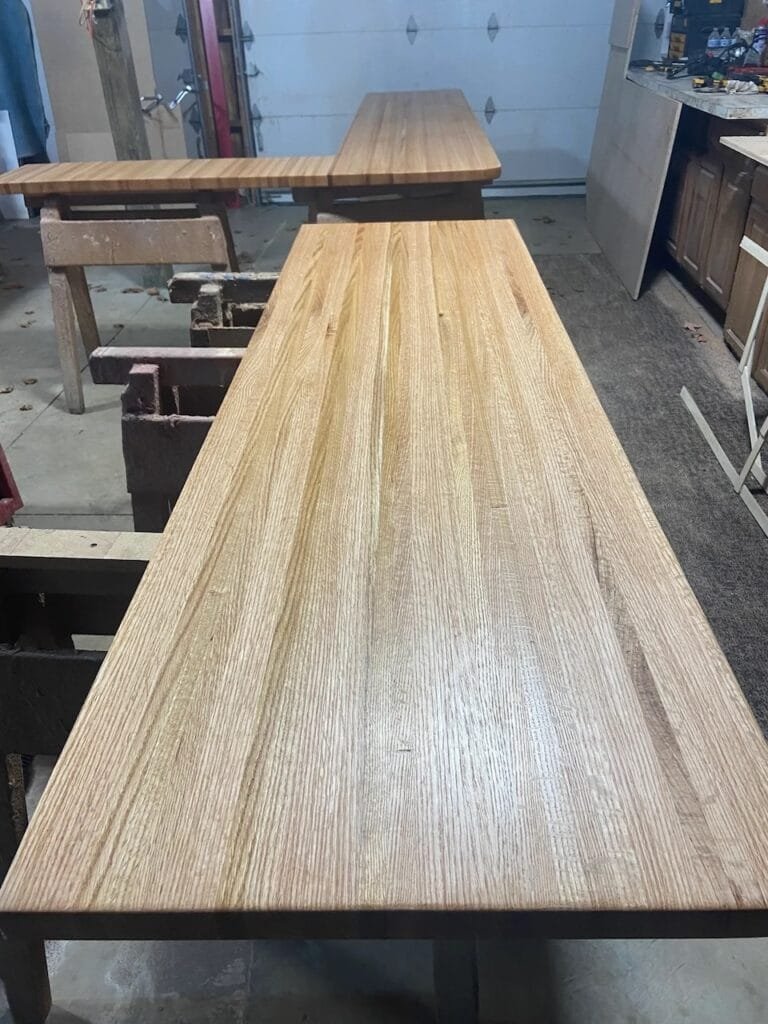 Custom Wood Bar in Wadsworth, OH workshop at Mr.Countertops
