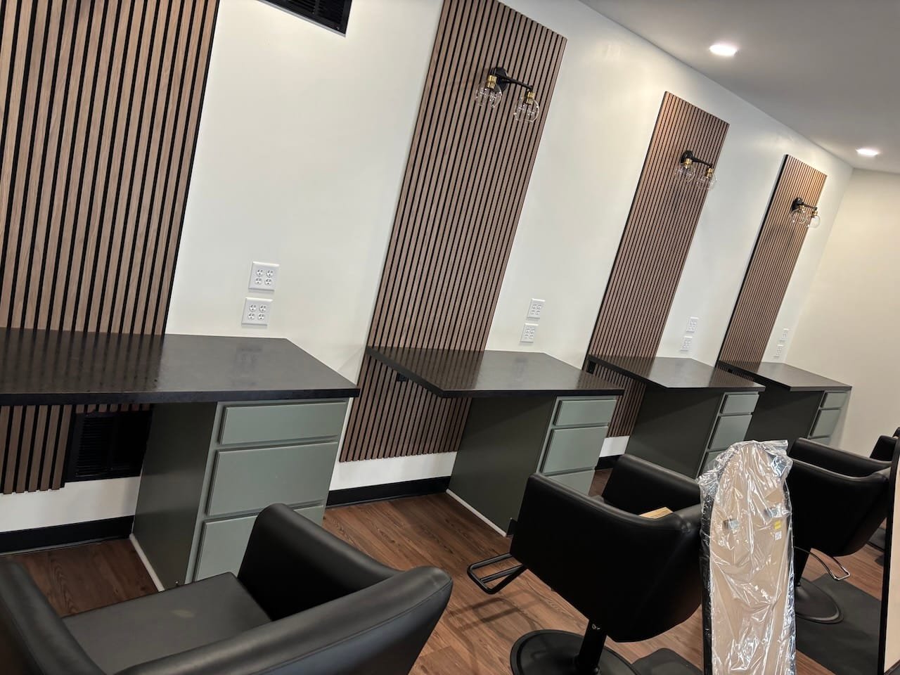 Custom Salon Booths in Portage Lakes, OH by Mr.Countertops