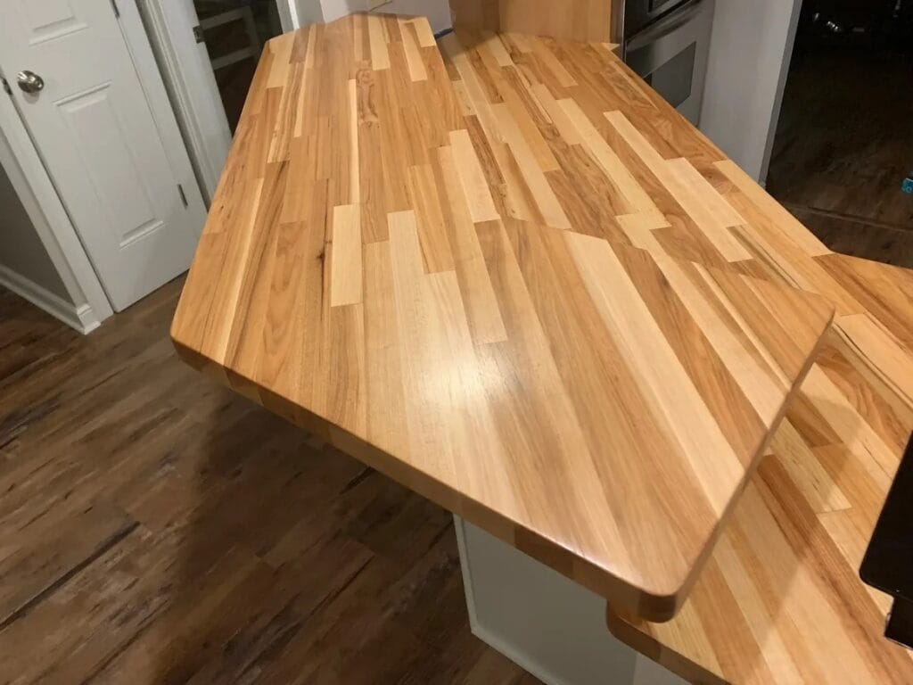 Custom Butcher Block Island in Hudson, OH by Mr.Countertops