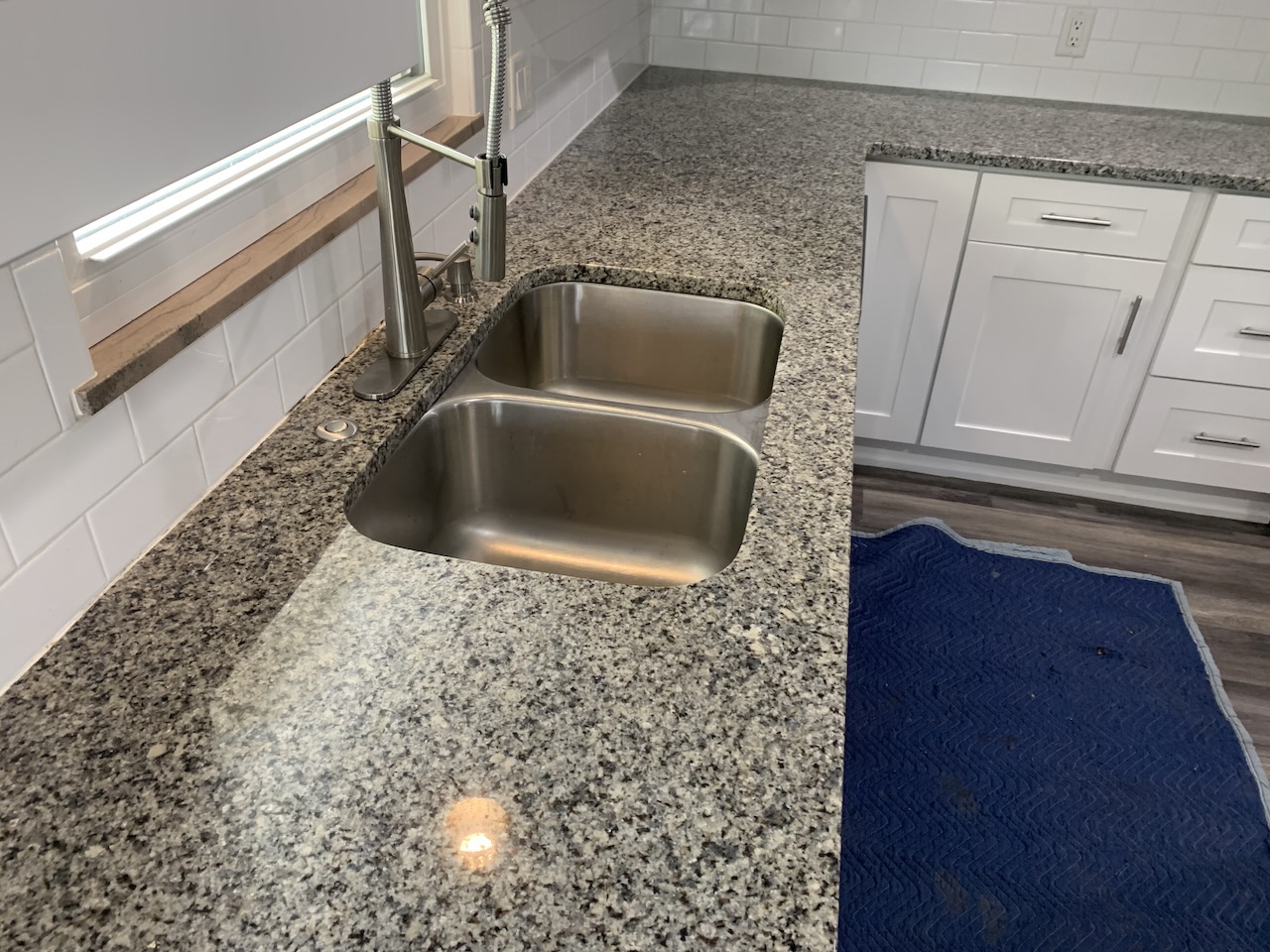 Granite Countertop Sink replacement before photo in NE Ohio