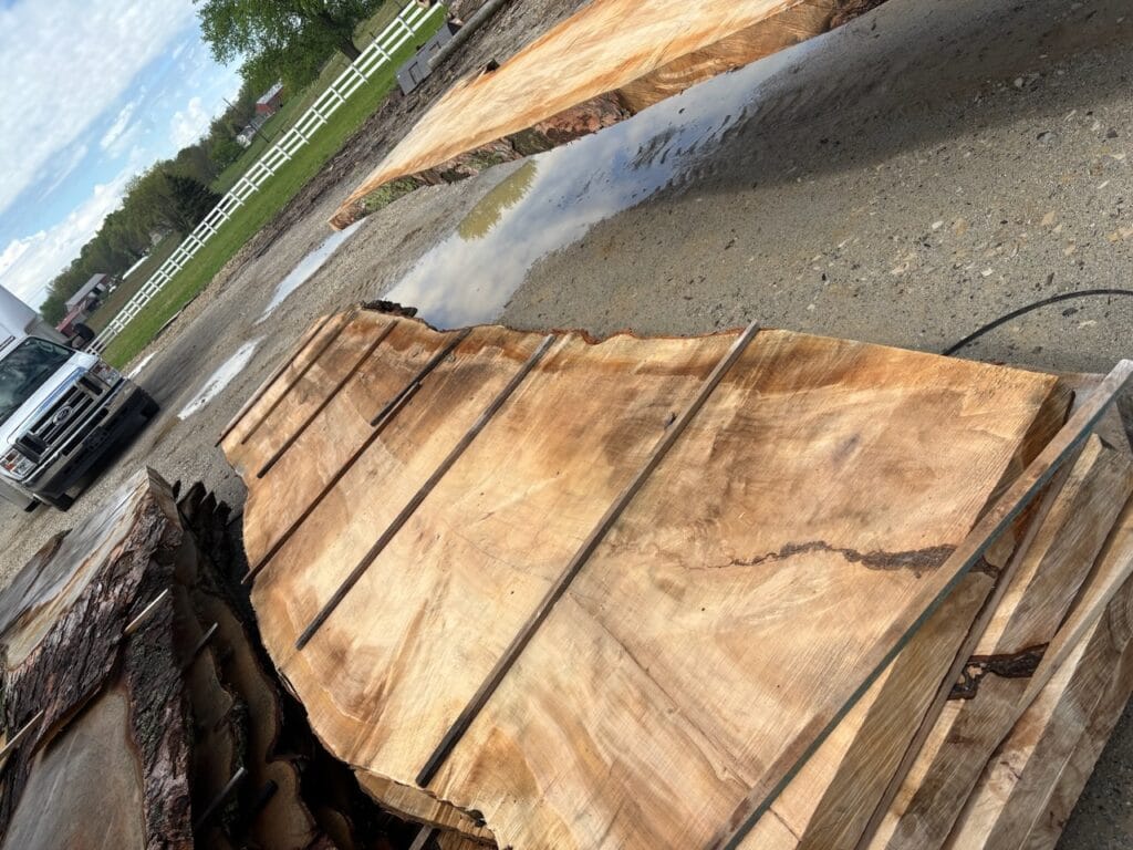 Raw Wood Slab at Mr.Countertops in Wadsworth, OH