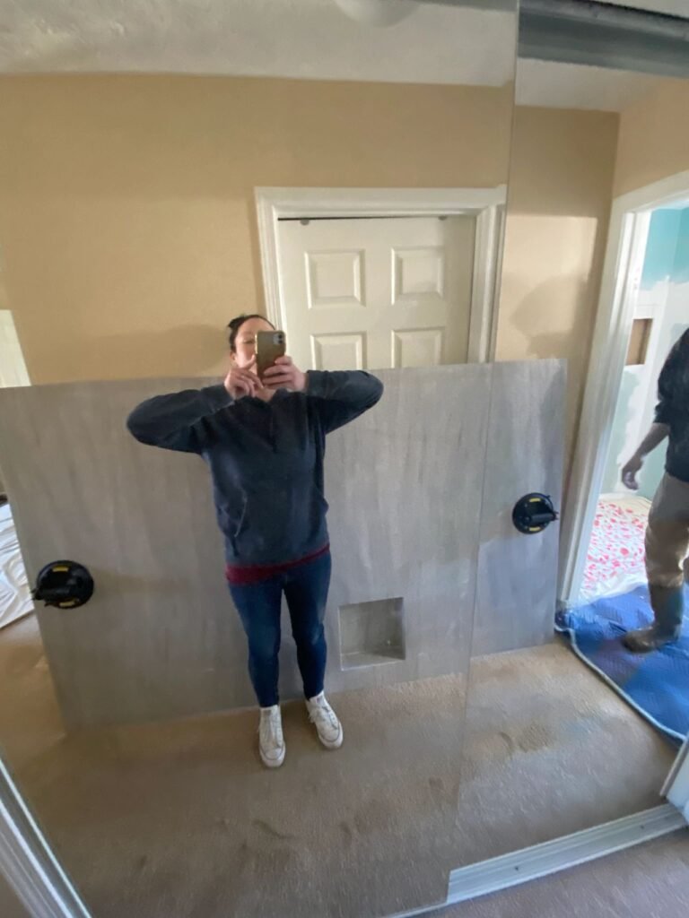 Part Of the love story, victory once we carried it up the stairs