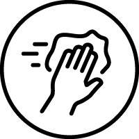 Solid Surface is easy to clean