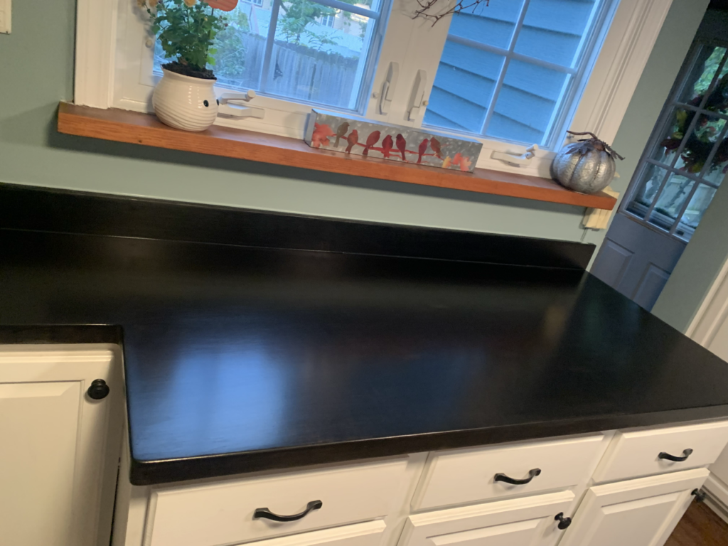 Custom Cherry Countertops with black finish by Mr.Countertops in Medina, OH