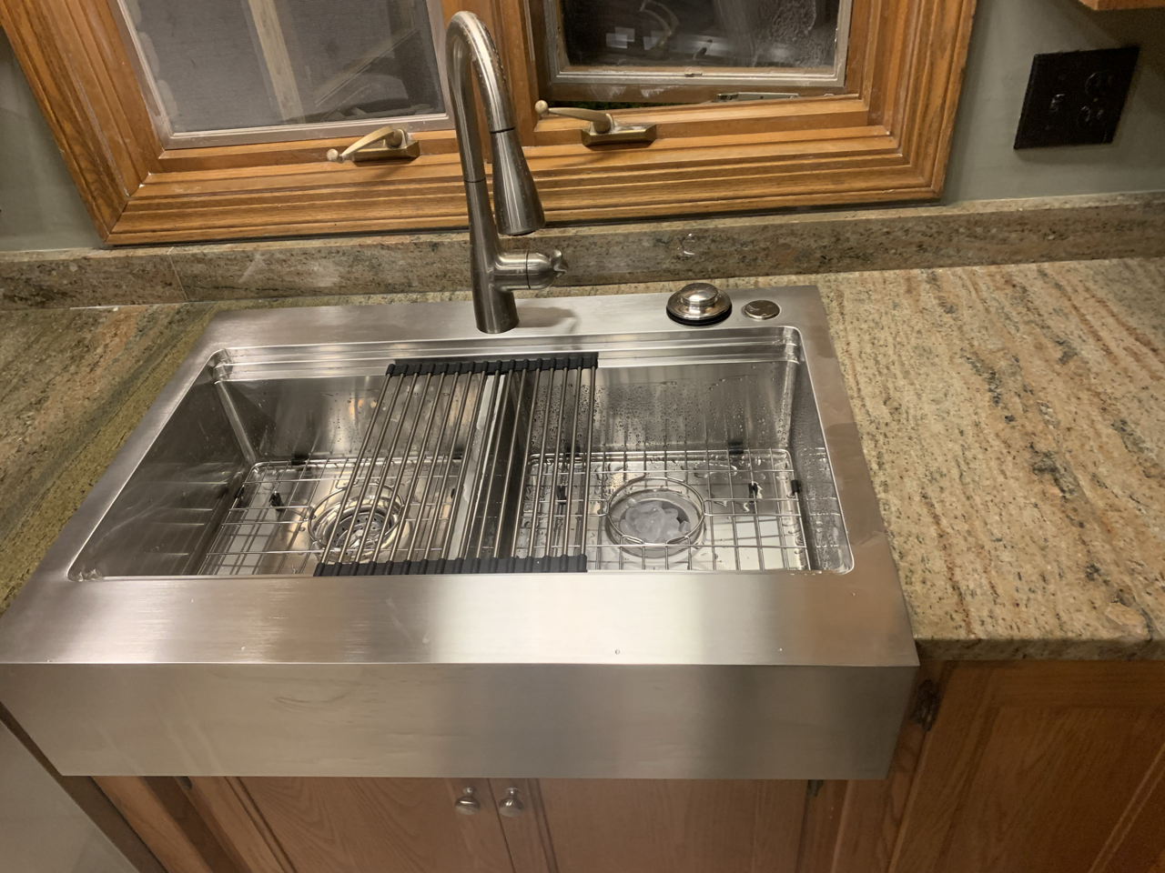 After Image of Granite Countertop with outdated sink in Wooster Ohio by Mr.Counertops