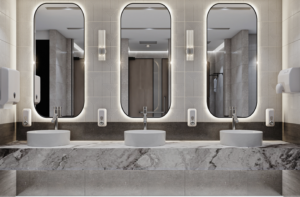 Luxury Bathroom Remodel By Mr.Countertops For A Northeast Ohio Business