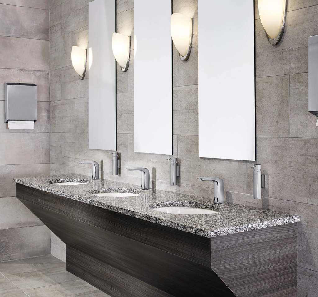 Restroom Vanity For a Restaurant in Canton Ohio By Mr.Countertops