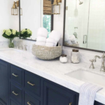 Custom Vanity with Solid Surface Counter by Mr. Countertops in Medina, OH | Mr.Countertops