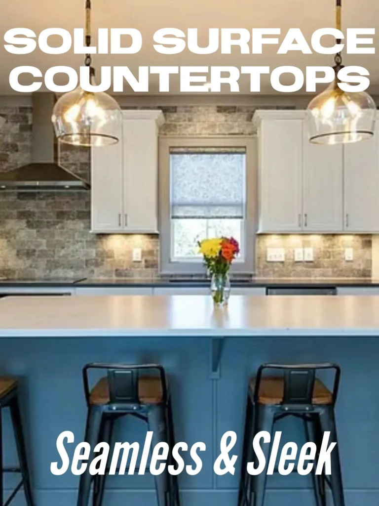 Custom Solid Surface Countertops, Islands & Surfaces Including Corian, HI-MACS and all Brands By Mr.Countertops in Northeast Ohio