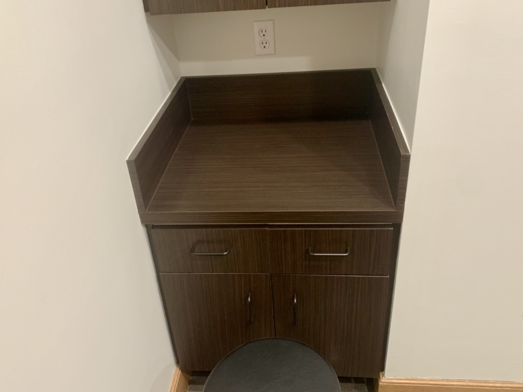 Fabrication and Transformation of Dental cabinet after total reconstruction by Mr.Countertops in Fairlawn, OH