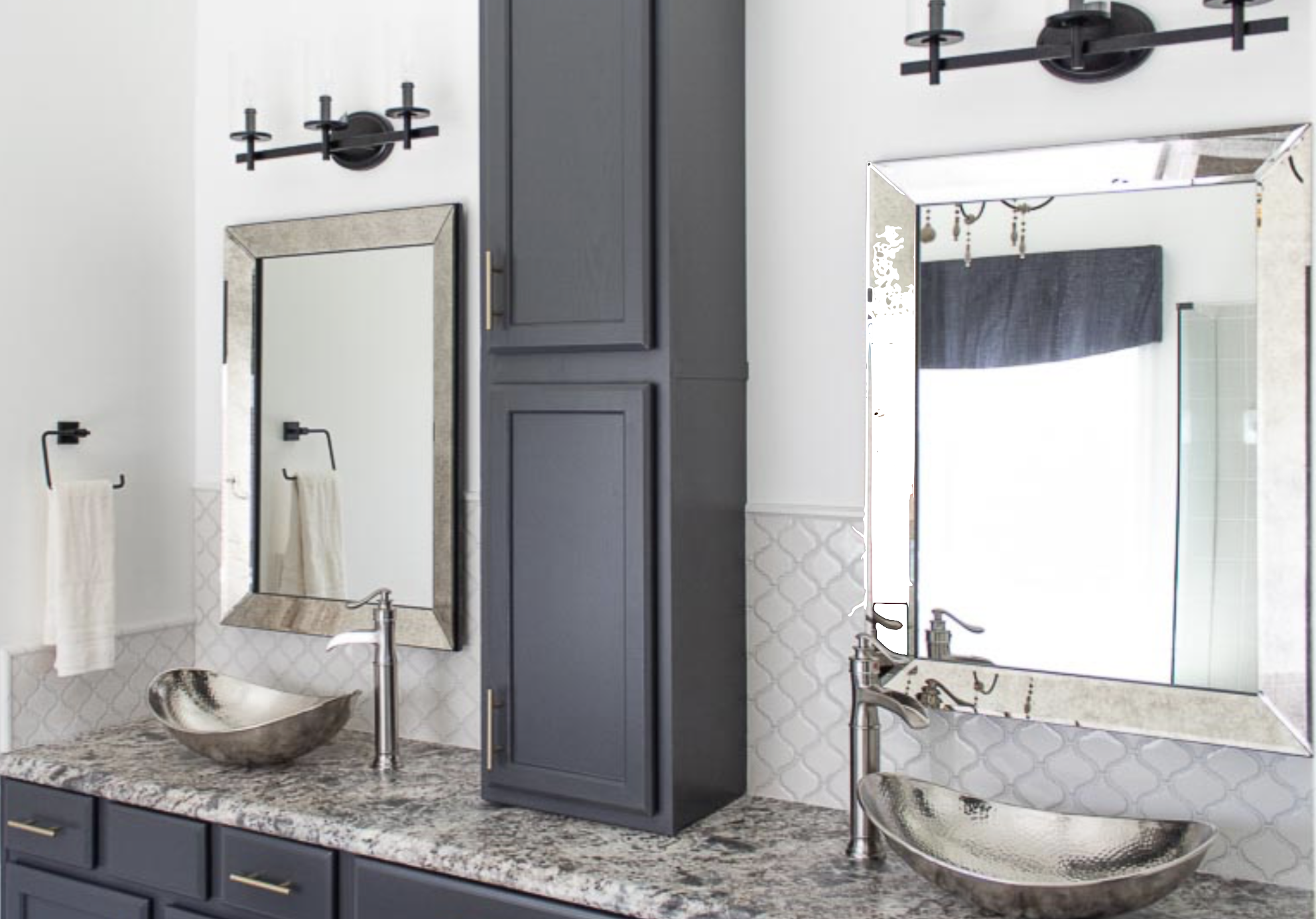 Custom Laminate Vanity With Seamless Sink and Plumbing in NE Ohio By Mr.Countertops