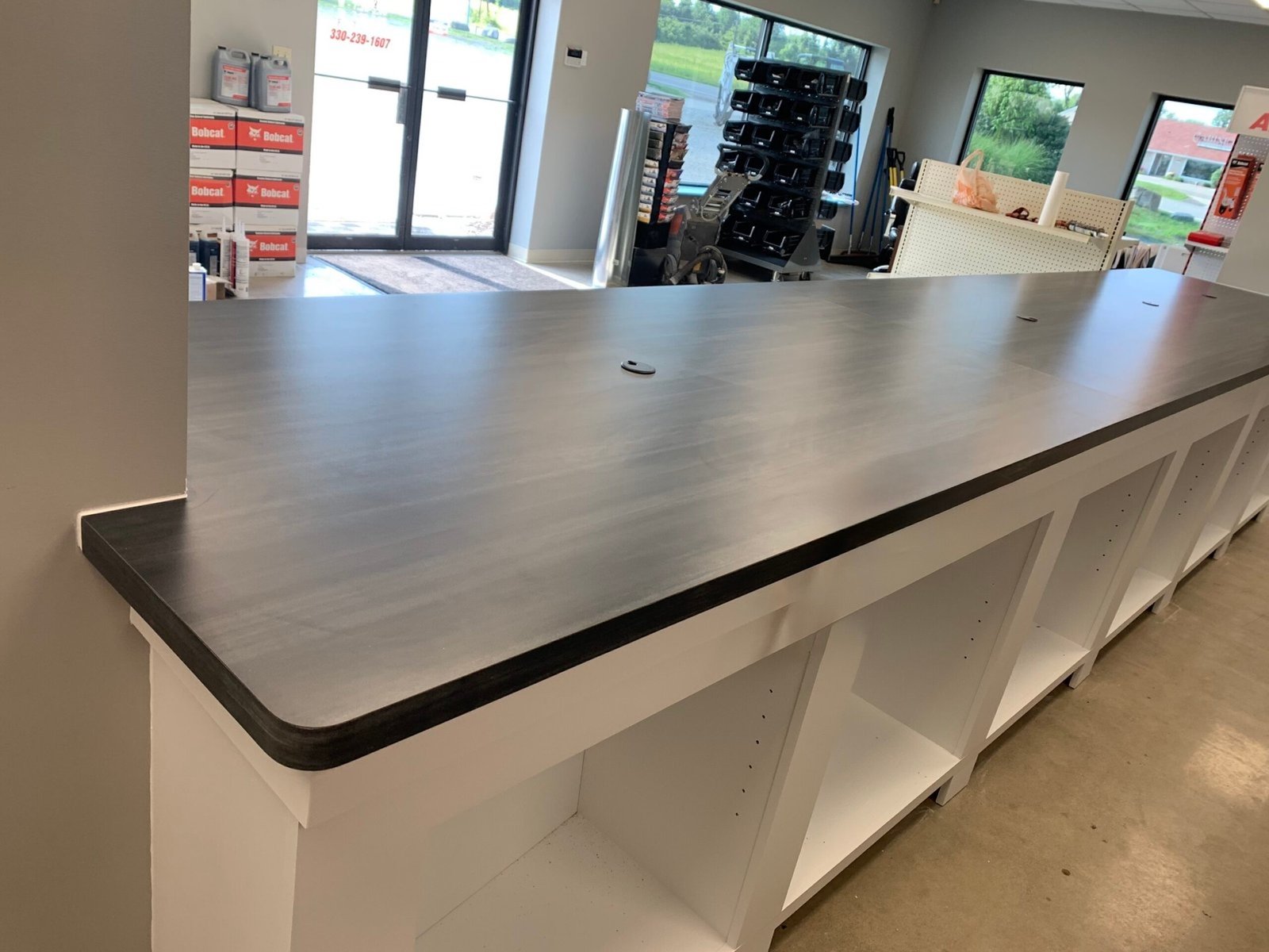 Custom Formica Retail Counter in a Medina, OH Business | Mr.Countertops