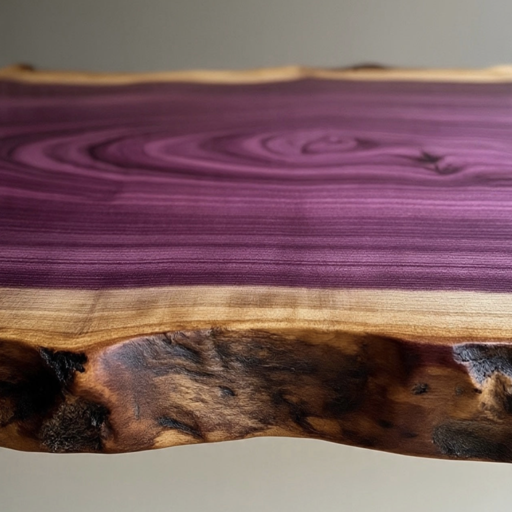 Custom Purple Heart Bar Top
