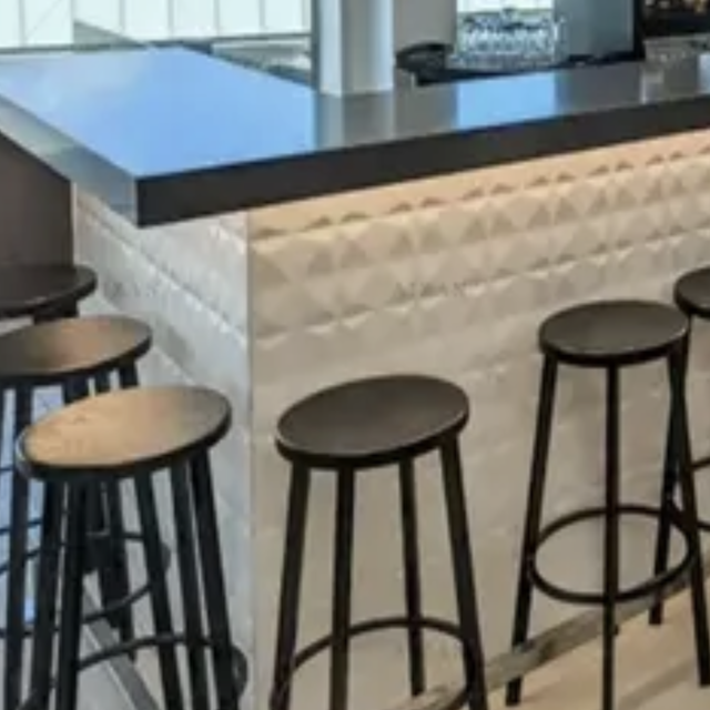 Black Solid Surface Bar in NE OH