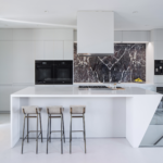 Seamless Solid Surface Backsplash in Modern NE OH kitchen Renovation | Mr.Countertops