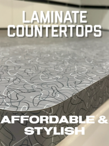 Laminate Countertops with vintage boomerang pattern