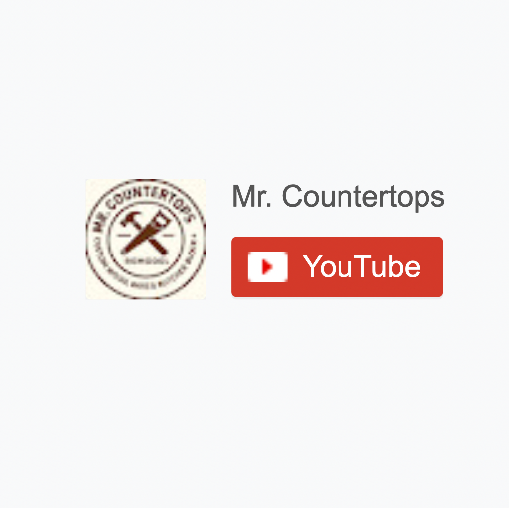 Find and follow Mr.Countertops on youtube
